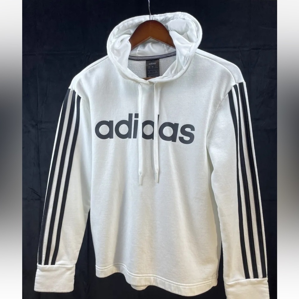 Adidas Essentials Linear Women’s Pullover Hoodie Size Medium